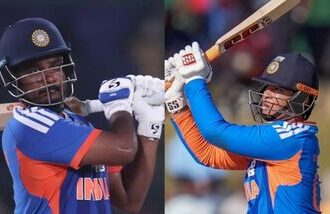 Sanju Samson (Left) scored an entertaining 57 in the second T20I against Afghanistan, but Vaibhav Sooryavanshi (Right) could get a chance in the third T20I on Thursday.