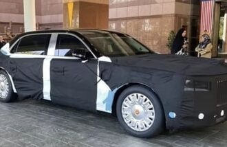 Images and videos of Xi Jinping convoy's wrapped cars have gone viral on social media. (X/@desieco7)
