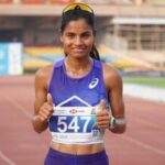 Seema Kumar won India a bronze medal at the Asian Games 2026 in the women's 10000m event.