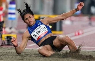 Nagoya: India's Shaili Singh competes in the women's long jump final event during the ongoing 20th Asian Games, in Nagoya, Japan, Sunday, Sept. 27, 2026. (PTI Photo/Atul Yadav) (PTI09_27_2026_000584B)