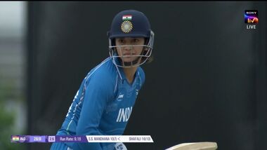 Smriti Mandhana became the top run-getter in the history of women's T20Is.