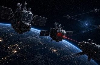 The US Space Force did not specify the number or type of weapons deployed in orbit. It said its space-control capabilities include kinetic and non-kinetic means to affect an adversary's space systems. (AI Image)