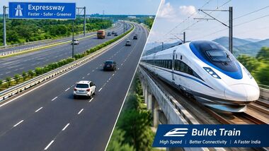 India’s expanding expressway network is reducing journey times between major urban centres. (AI-generated image for representational purposes only)