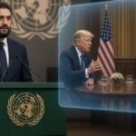 Syrian President Ahmed al-Sharaa recalled joking with Donald Trump that he could give New Jersey to Israel, saying Trump does not own the Golan Heights to give it away. (AI-generated Image for representational purposes only)