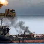 Iran’s Tasnim news agency reported that a small Iranian tanker was targeted by a US missile about four miles from Kharg Island, a major hub for the country’s oil exports. (AI Image)
