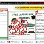 Centre dismisses ‘fake’ claims on free laptop scheme.