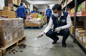 Swiggy Instamart, Amazon warehouse raided by FDA in Mumbai over food safety violations. (AI-generated)
