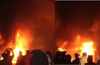 LPU protest turns violent over alleged rape case.