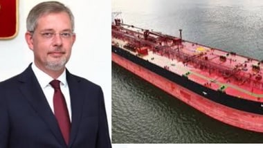Russian envoy warns world energy market can't afford exclusion of Russian oil (Images: @AmbRus_India/X, Brian Kushner/MarineTraffic.com)