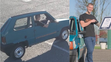 Guinness World Record: Tiny Fiat Panda is world’s narrowest car; netizens react (Images: @GWR/X)