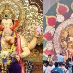 Mumbai’s GSB Seva Mandal takes  ₹703 cr insurance as Bappa dazzles in 66 kg gold (Images: @lalbaughcharaja/X, HT)