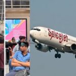 SpiceJet flights delayed at Delhi Airport; flyers stranded: What airline said (Images: L - @X/DelhiAirport, R - Bloomberg)