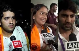 DUSI election results 2026: Who is Yash Dabas? Meet new president, 2 other ABVP winners (Images: L - Yash (PTI), Centre - Riya Chhawdi (ANI), R - Lakshya Raj Singh (ANI)