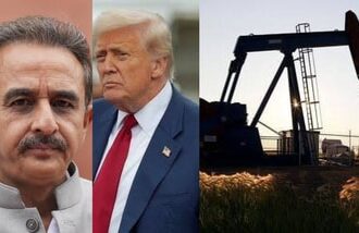 Trump tariffs: India will act in its own interest, says MoS amid sanctions law (Images: PTI, Reuters)