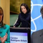 (Images: Left - Rebeca Grynspan (AFP), Centre - Carolyn Rodrigues Birkett (Reuters), Right - Rafael Mariano Grossi (IAEA))