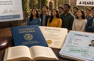 For Indian students, the immediate impact is relief from the four-year cap and associated fixed-term admission requirements while the legal challenge continues. (AI Image)