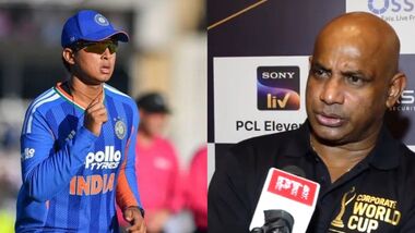 Sanath Jayasuriya rated teen sensation Vaibhav Sooryavanshi (R) very highly.