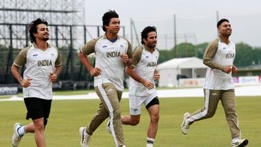 IND vs AFG LIVE Score, Asian Games 2026 quarterfinal: Indian team in training in Nisshin.