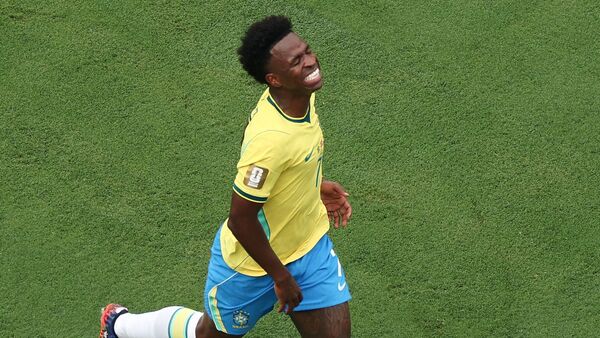 Vinicius Junior #7 of Brazil named in Brazil squad against India