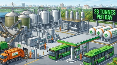 Gadkari Highlights India's Shift from Waste to Fuel; 28 Tonnes of CNG Daily in Nagpur