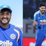 Yash Thakur (left) will step up for the injured Harshit Rana (right) for the upcoming T20I series against Afghanistan and the 2026 Asian Games.