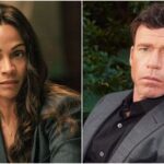 Zoe Saldana plays Joe McNamara in Taylor Sheridan's Lioness.