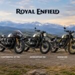 Himalayan 750, Continental GT 750, Interceptor 750, Scram 450 and Flying Flea S6.