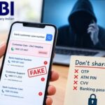 SBI has warned customers about fake bank customer care numbers as part of its cybersecurity campaign, urging them to verify helplines and protect sensitive banking information. (AI-generated image for representational purposes only)