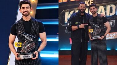 Avinash Mishra as the winner of Rohit Shetty's Khatron Ke Khiladi 15.