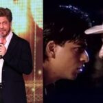 Image of Shah Rukh Khan (L) and a scene from Raju Ban Gaya Gentleman (R).