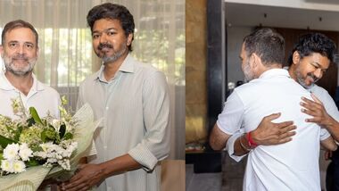 Rahul Gandhi and CM Vijay in Chennai.