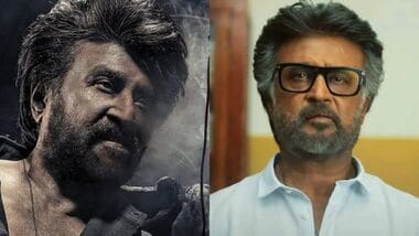 Rajinikanth in Coolie (L) and Jailer 2 (R).