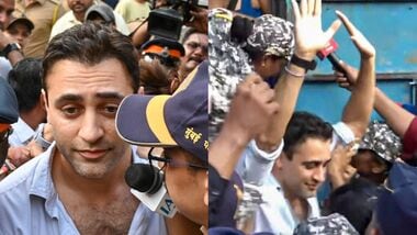 Images of actor Imran Khan taking part in the Mumbai protest on October 10.
