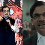 Ujjwal Nikam at Prahaar event (L) and Rajkummar Rao as Nikam in Prabhaar (R).