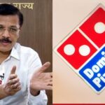 Tukaram Mundhe (L) and a logo of Domino's Pizza (R).