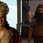 Ranbir Kapoor and Yash as Lord Ram and Ravana in scenes from Ramayana Part 1.