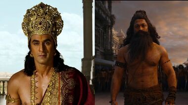 Ranbir Kapoor and Yash from Ramayana.