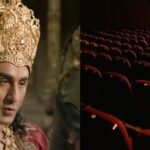 Pictures of Ranbir Kapoor in Ramayana (L) and a cinema theatre (R). Images are for representative purposes only.