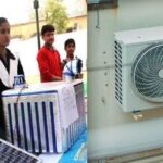 Images of ‘Desi AC’ (L) and a conventional AC in India (R).