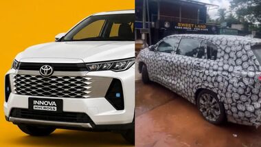 Leaked images of Toyota Innova Hycross Facelift (not official)