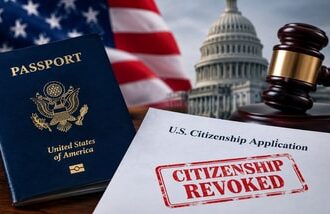 40 naturalised Americans face denaturalisation after DOJ alleges lies about criminal histories.