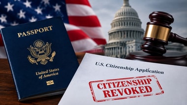 40 naturalised Americans face denaturalisation after DOJ alleges lies about criminal histories.