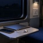 Railway board changes phone charging time in train | AI-generated image for representational purposes only
