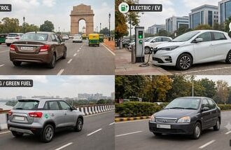 New GRAP rules in Delhi: The restrictions are based on the vehicle's Bharat Stage emission category, rather than simply its registration year or age. (AI-generated image for representational purposes only)