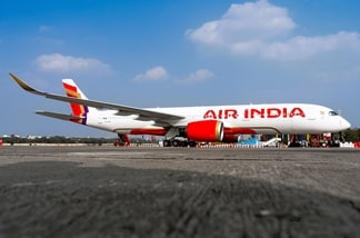 An Air India flight from Frankfurt to Delhi was diverted to Jaipur on Wednesday morning after a suspected security threat prompted an emergency response