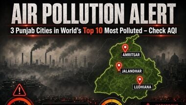 Amritsar topped the list with an AQI of 392, followed by Bathinda (368), Faridkot (360), Meerut (355) and Fatehpur (354). (AI-generated Image for representational purposes only)