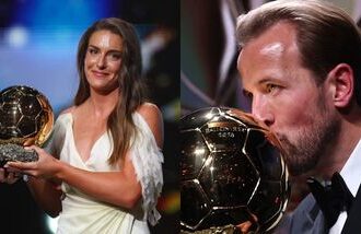 Spain's Alexia Putellas won the women's Ballon d'Or award for the third time, whereas England's Harry Kane won the award for the first-ever time.