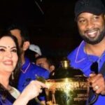 File image of Mumbai Indians (MI) co-owner Nita Ambani and new head coach Kieron Pollard.