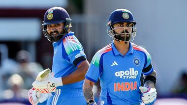 India's Rohit Sharma and Virat Kohli run between wickets during 3rd ODI against England. (file photo)