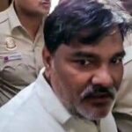 Former AAP councillor Tahir Hussain being taken as Karkardooma Court sentences life imprisonment to him in the murder case of IB official Ankit Sharma during the 2020 Northeast Delhi riots, in New Delhi on Jul 31. (ANI Video Grab)